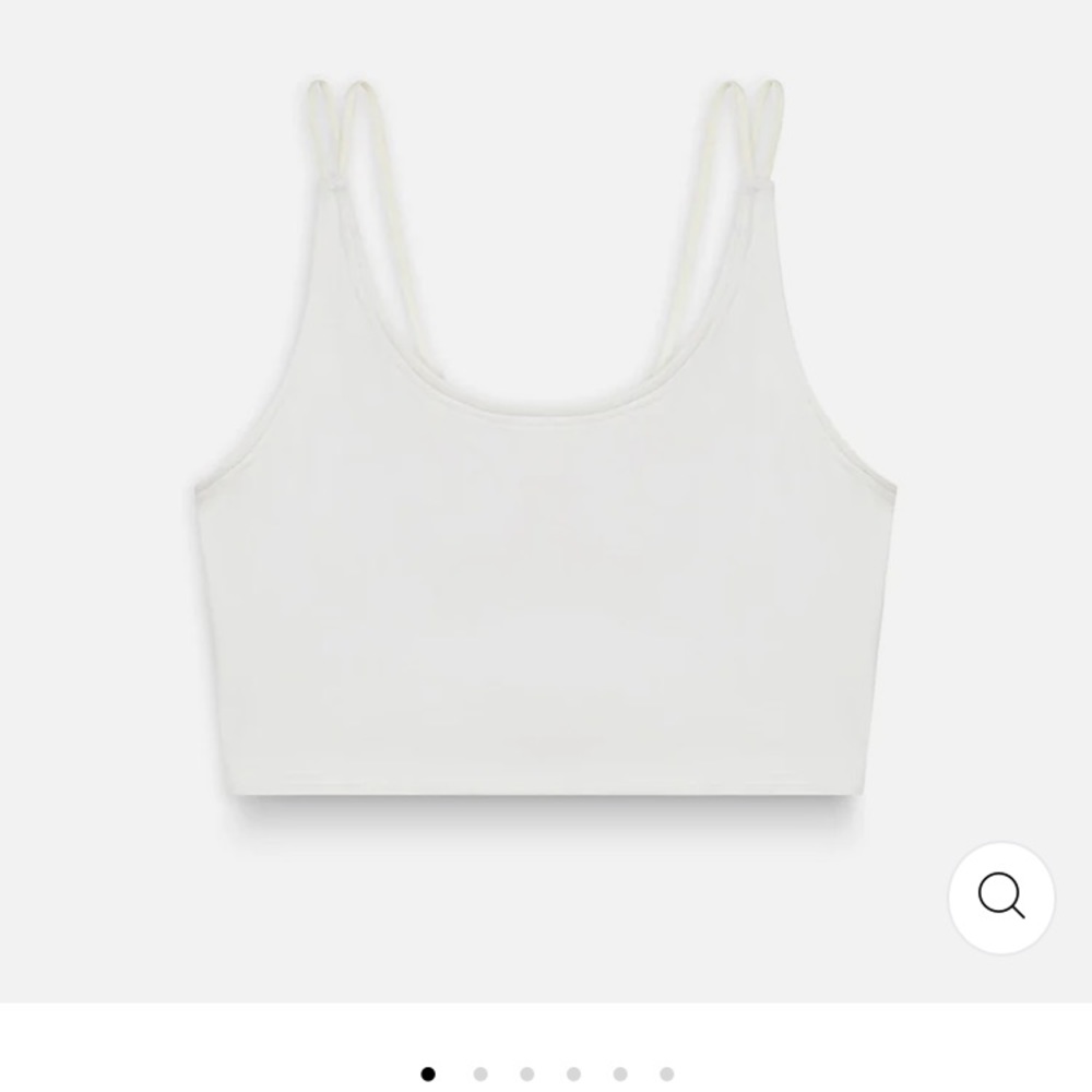 Four Laps sports bra white - size large